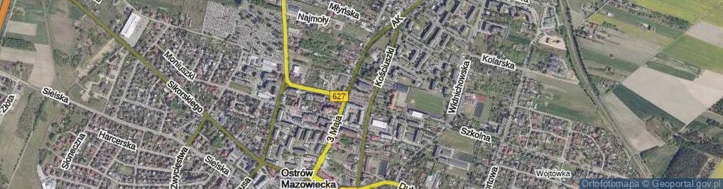 Zdjęcie satelitarne Plac Wolności pl.